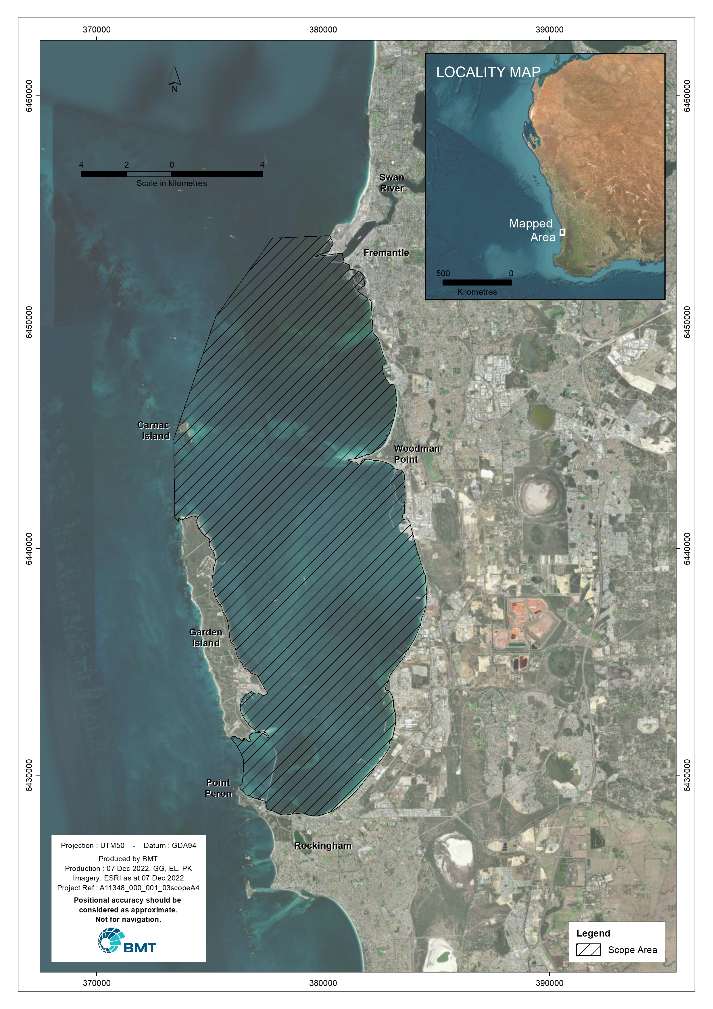 Scope area - Cockburn Sound and associated waters